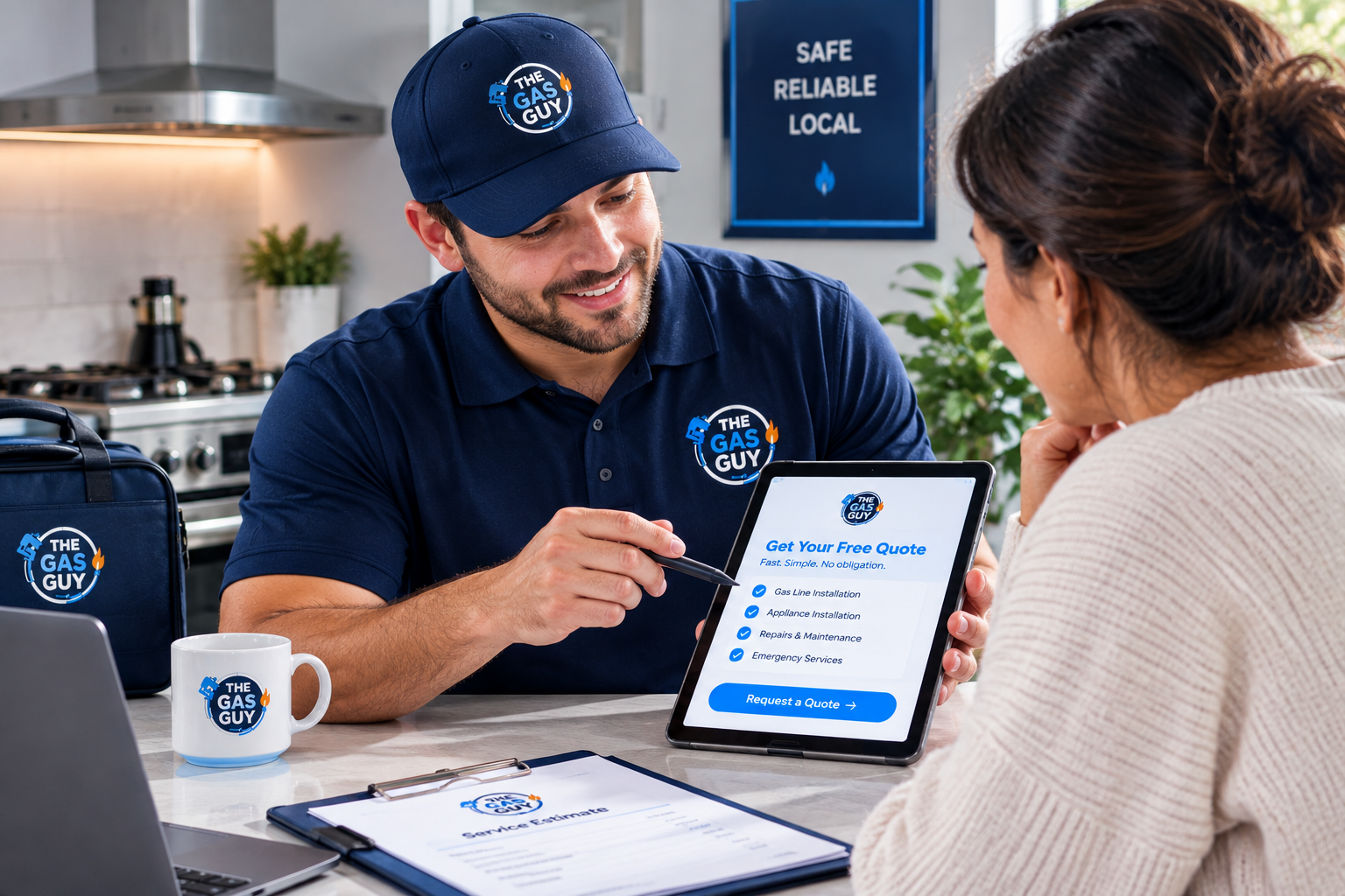 Request a gas service quote
